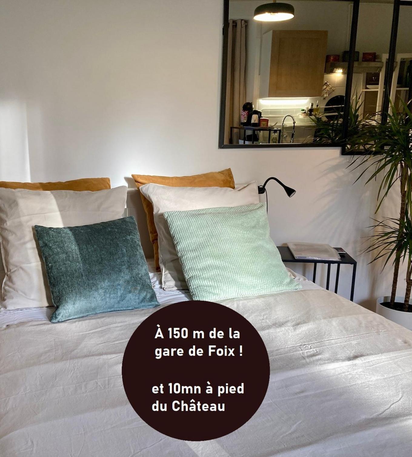 Aux 4 Logis Appart-Hotel - Studio Le City - Petit Dejeuner Inclus 1Ere Nuit Foix Kültér fotó